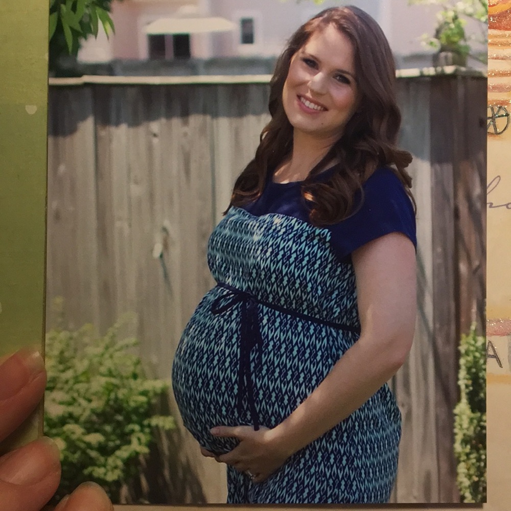 Printed Maternity dress